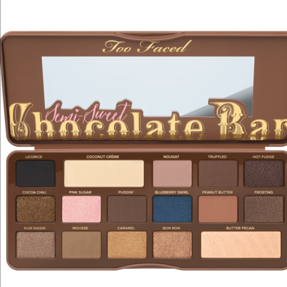 Used Too faced semi sweet chocolate bar palette